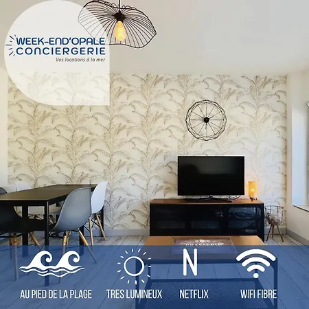 Appartement Sunrise Au Pied De La Plage Merlimont-Plage Exterior foto